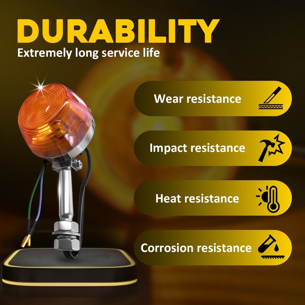 Turn Signal Blinker Light Amber indicator Blinker For Honda MT125 Elsinore 74-76