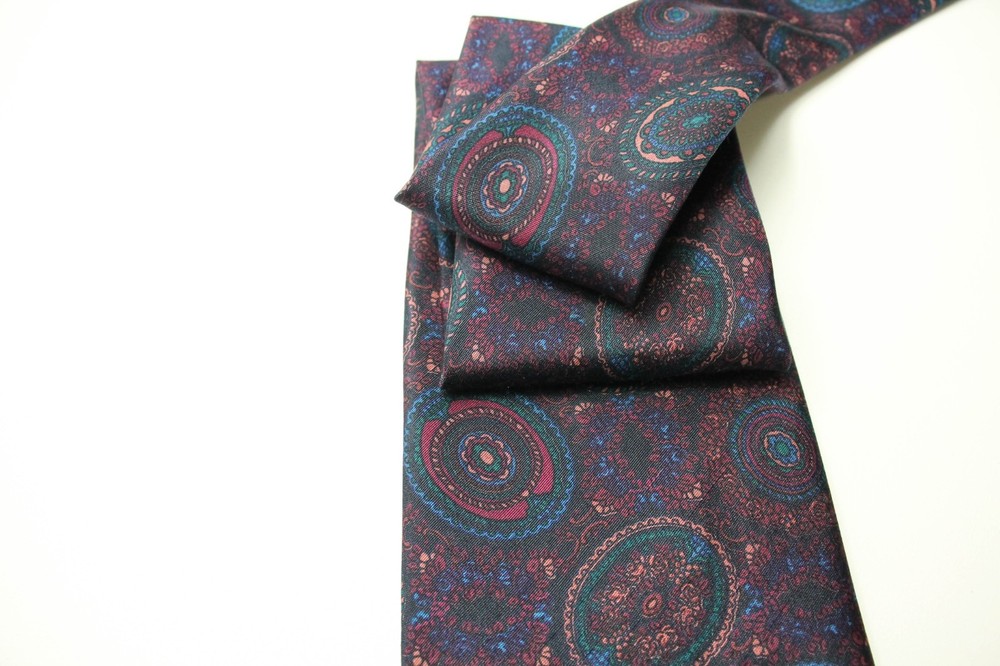 SCHUBERT MUNCHEN Tie Men's ONE SIZE Pure Silk Pointed Classic Patterned
