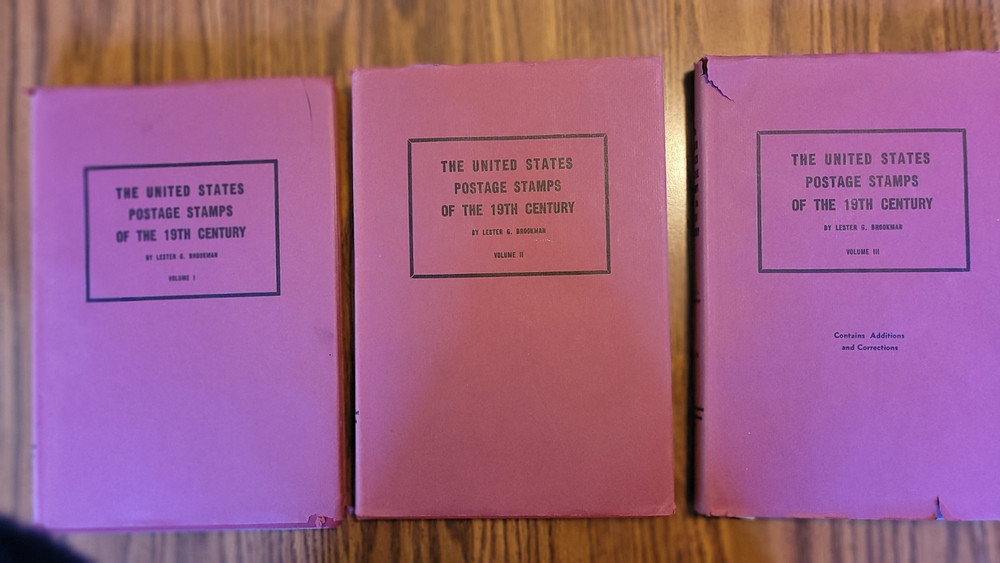 The United States Postage Stamps of the 19th Century by Lester Brookman 3 vol.