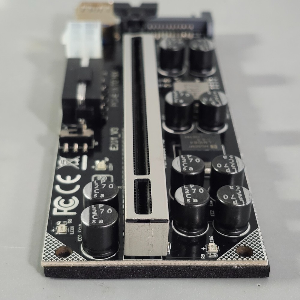 Mailiya V009s Pro PCIe Riser GPU Riser Card for Crypto Mining ETH 6-Pack