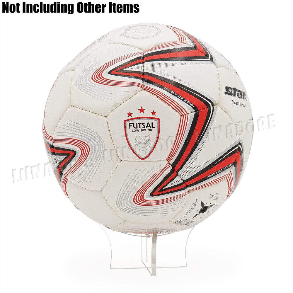 US 3pcs Acrylic Clear Ball Display Stand Rugby Basketball Football Soccer Holder