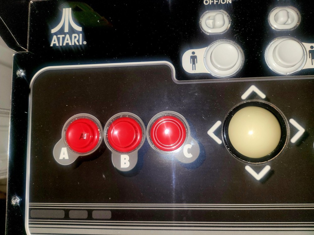 Arcade1Up Atari Deluxe 12-In-1 Arcade Machine with Riser. Asteroids Centipede