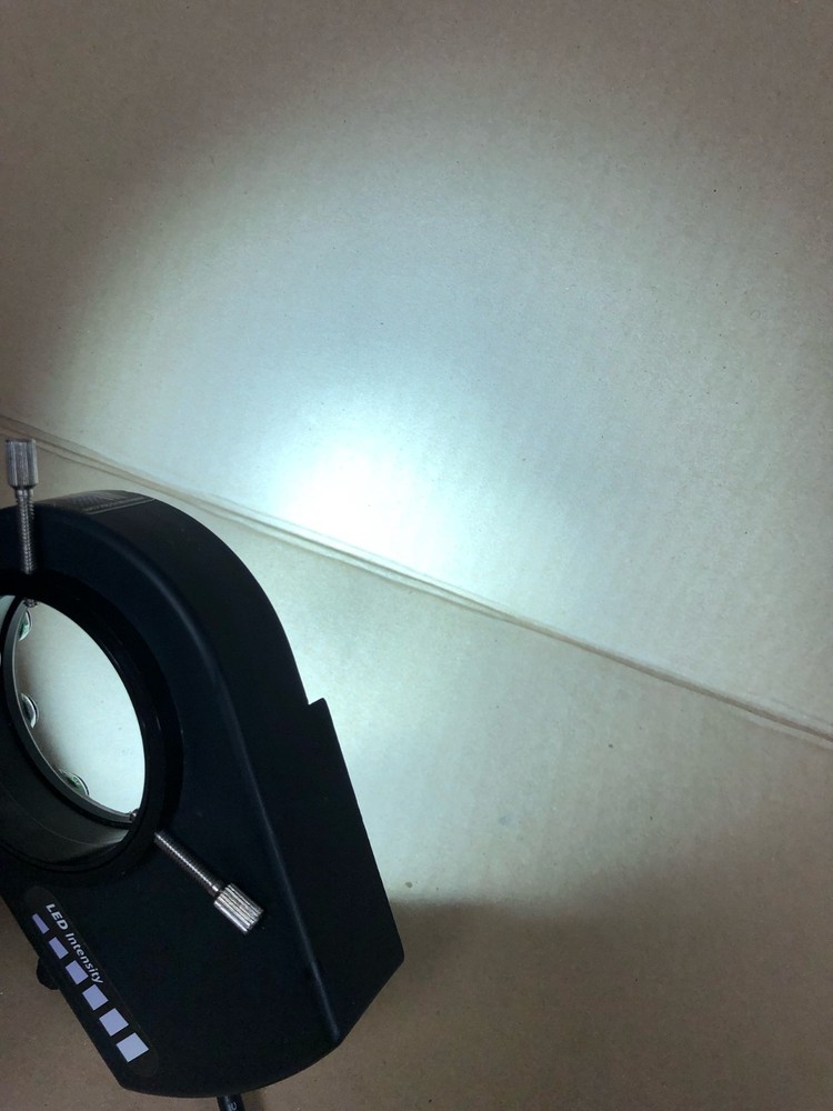 Micro-Lite LV2000-B Ring Illuminator light LED light W/AC-ADAPTER (TESTED)