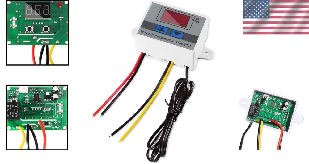 12V Programmable Temperature Controller Thermostat for Efficient Climate Control