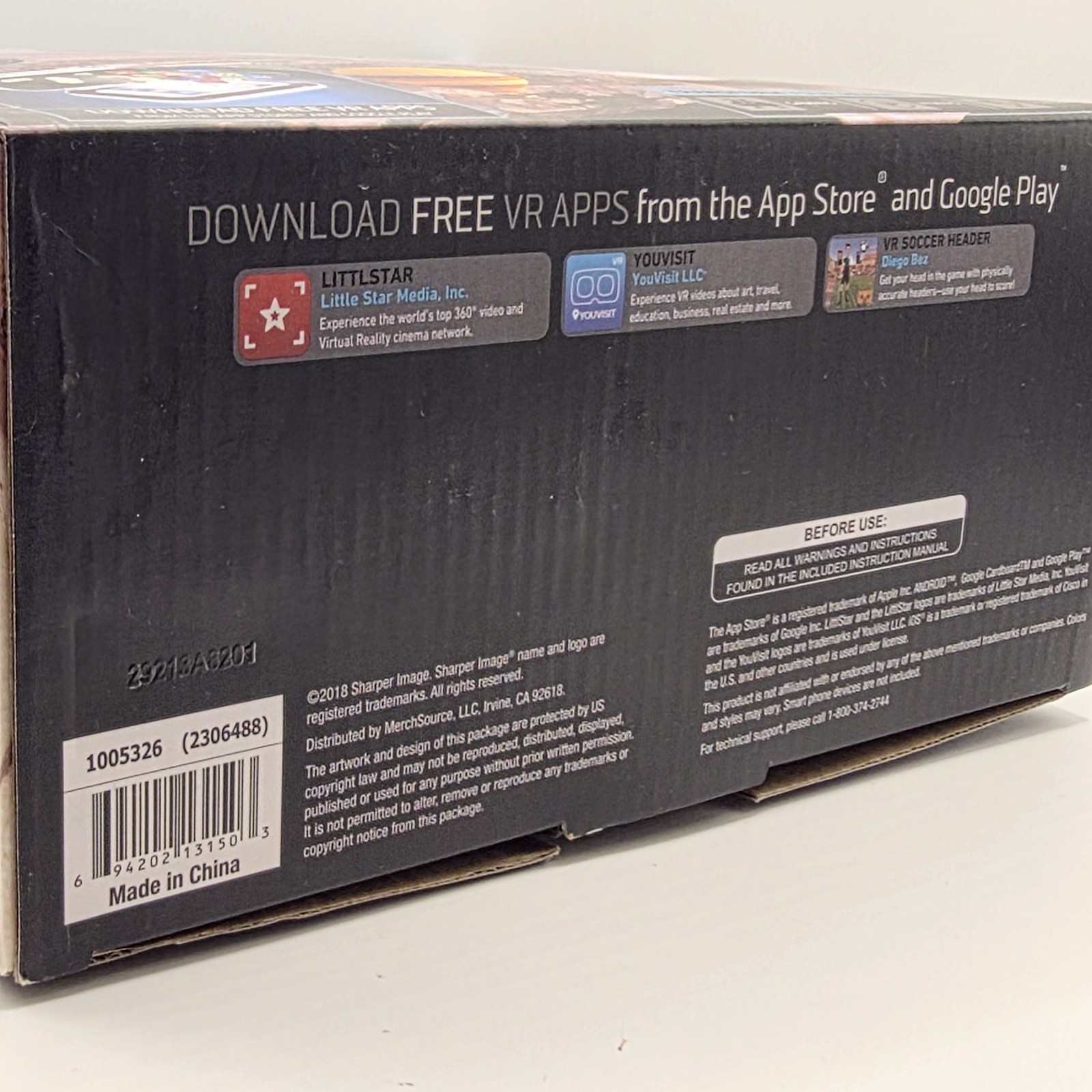 Sharper Image Virtual Reality Headset NEW Open Box