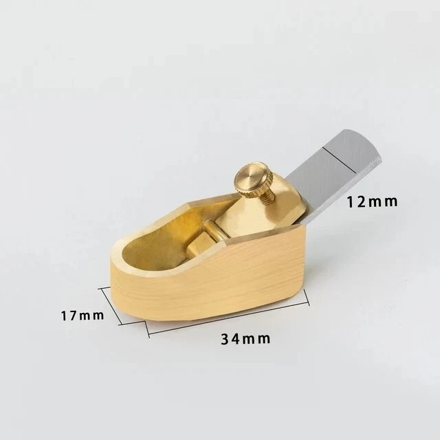4pcs Copper planes, luthier making tools, Woodworking thumb plane, strong