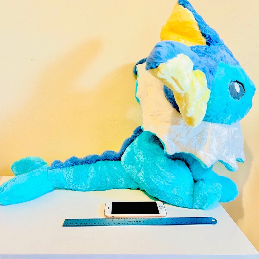 USA - 3 size - Eevee Jolteon Vaporeon Plush Doll Toy Anime Evolution Monster Set