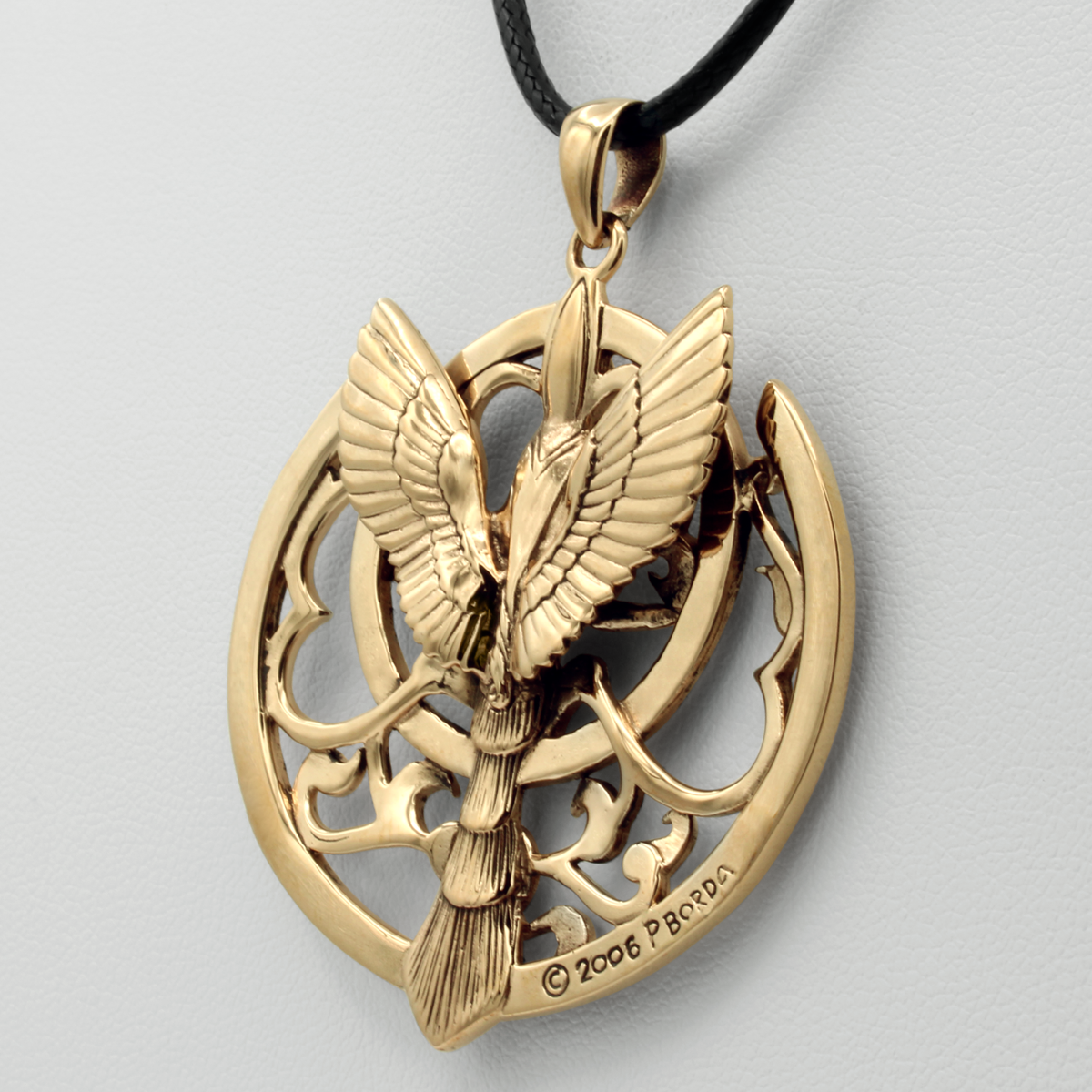 Large Bronze Queen of Heaven Pendant Goddess Astarte Ishtar by Dryad Design