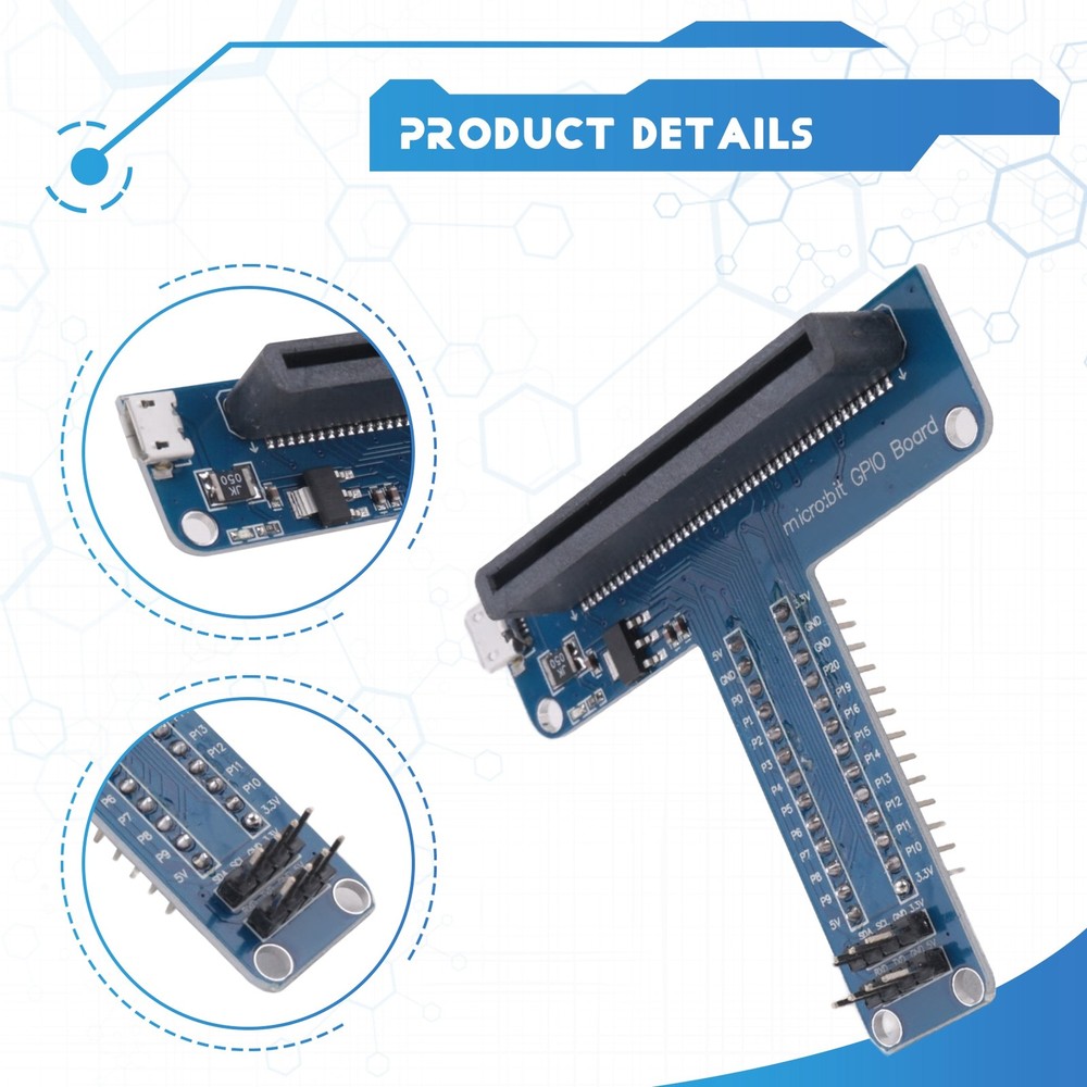 T-Type Expansion Adapter for Microbit Breadboard Python Graphical Program8454