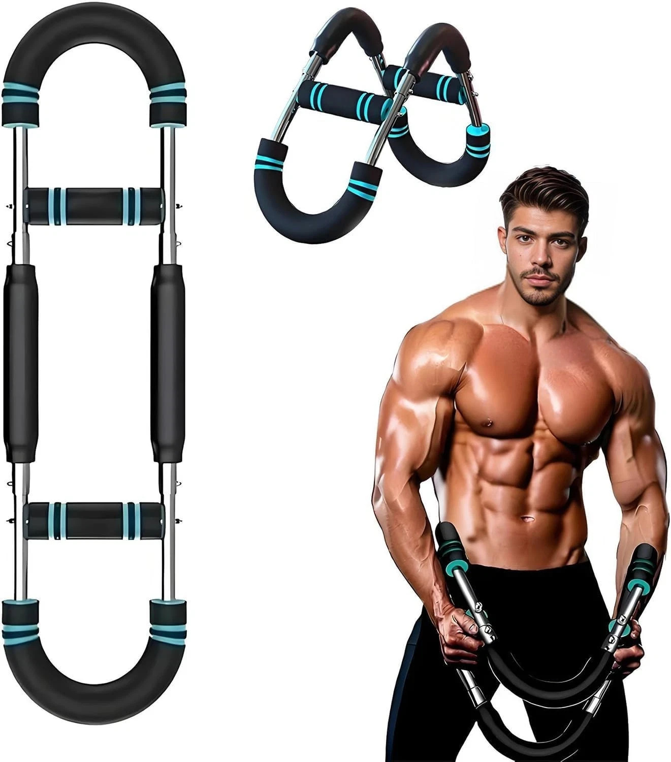 Twister Arm Trainer, Adjustable Arm Trainer for Men with Chest Clip