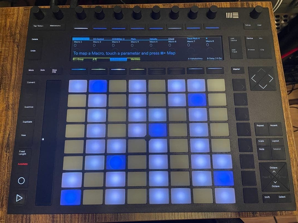 Ableton Push 2 USB MIDI Controller for Live w/Box,Adapter,USBcable From Japan