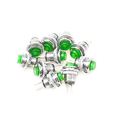 Momentary Push Button Switch, SPST 125V 1A, 2 Pin Panel Mount Mini Cap