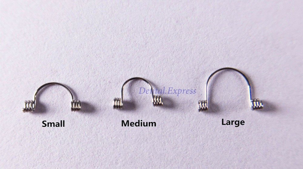 100 Dental Ortho Torquing Torque Spring Single Anterior Teeth Rectangular Wire