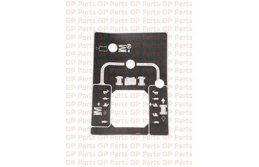Snorkel 302781 - DECAL- PLATFORM CONTROL BOX, SL20
