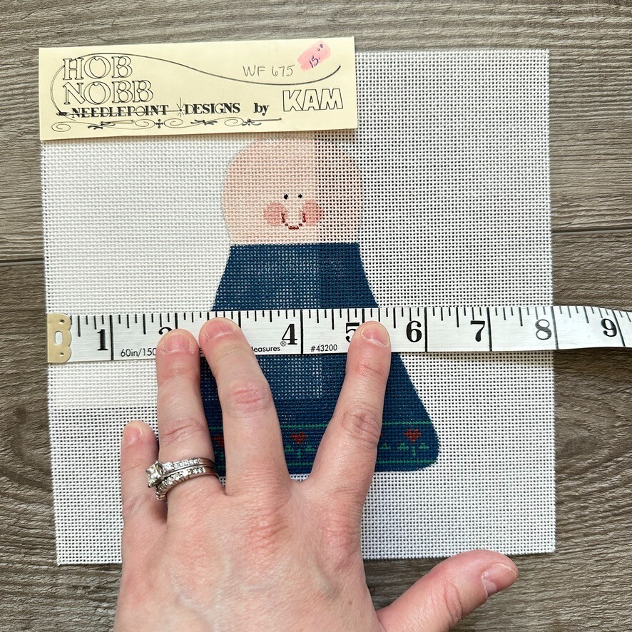 Vintage HOB NOBB Wee Friend Needlepoint Canvas
