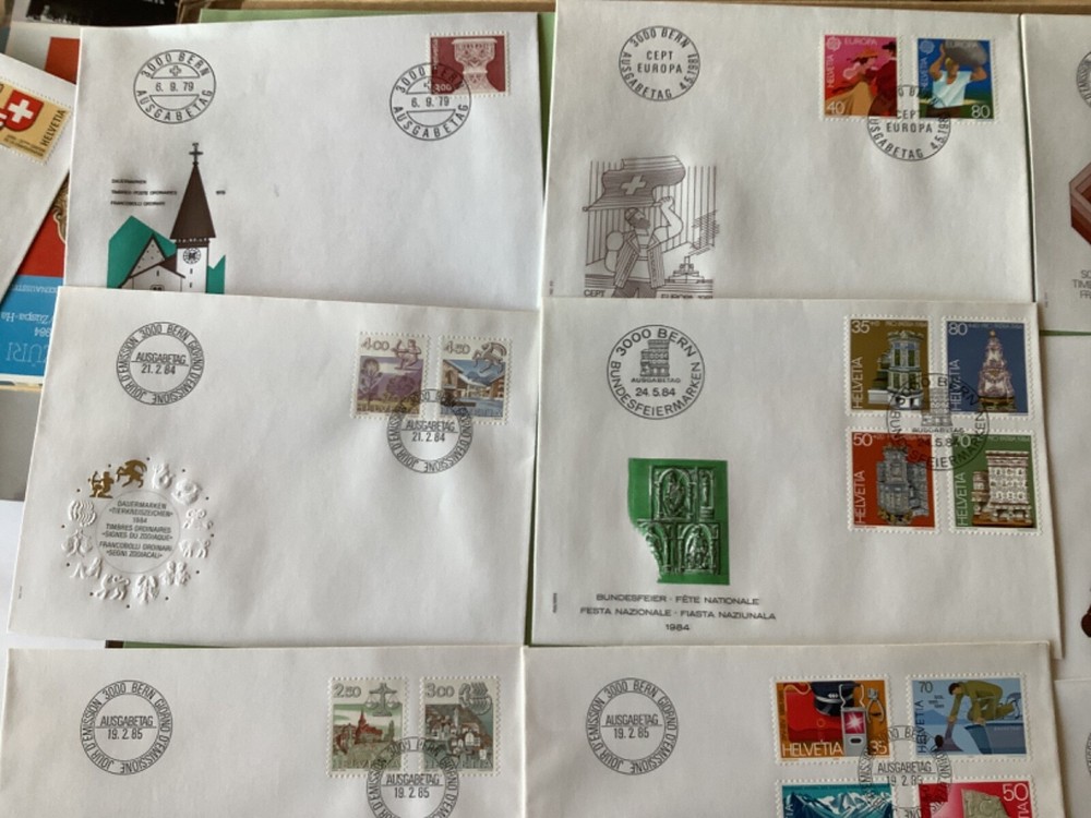 Switzerland postal covers 16 items Ref A2175