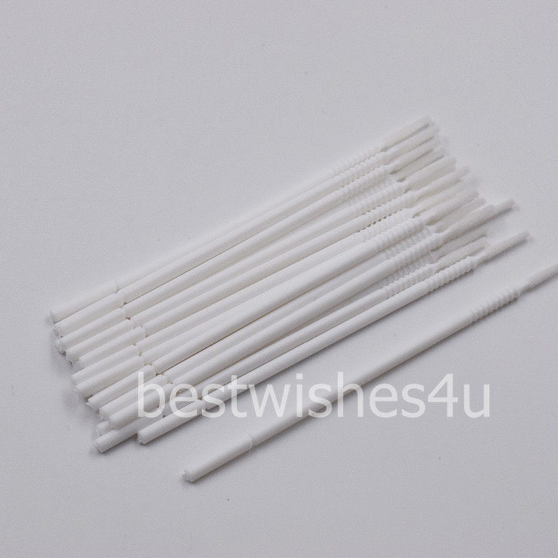 Dental Disposable Micro Brush Bendable Applicator Tips Long Cylidner Stick Shank