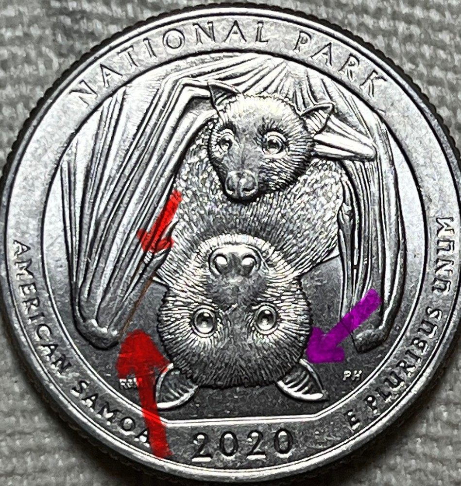 2020 P American Samoa 🔥🔥ERRORS🔥🔥See images, see description