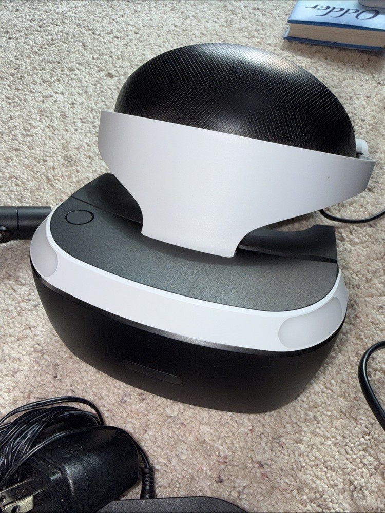 Sony PS4 PS5 VR Headset Bundle V2 CUH-ZVR2 2 Move Controllers Camera Untested