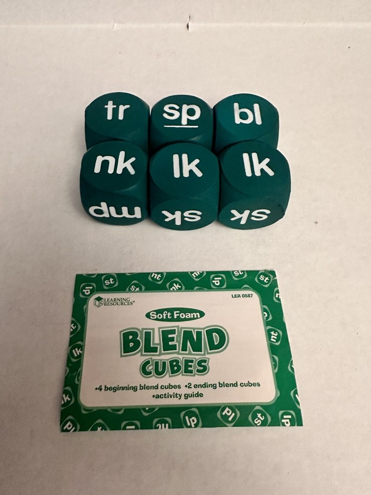LER0587 Phonics learning resource blended cubes