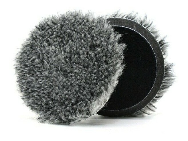 3" wool buffing polishing pads da rotary 2PC