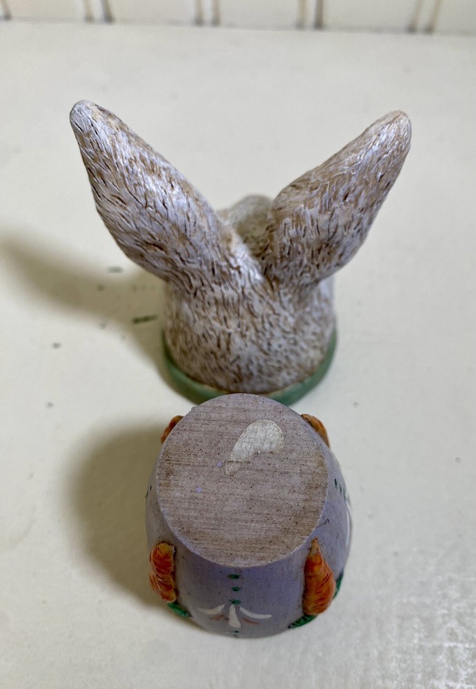 Easter Rabbit Head Candy Container
