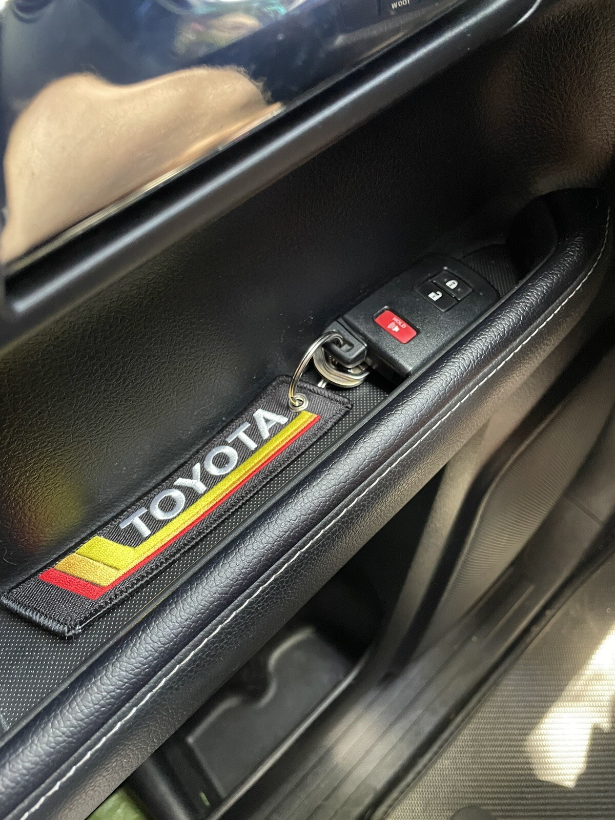 2 Pack TOYOTA Keychain Vintage Retro 4RUNNER TACOMA SUPRA TUNDRA TRD