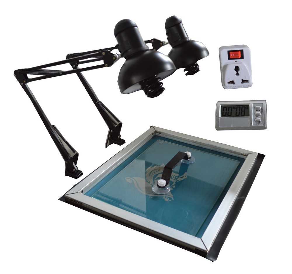 INTBUYING Screen Press Tools Screen Printing Plate Making Material Kit Exposure