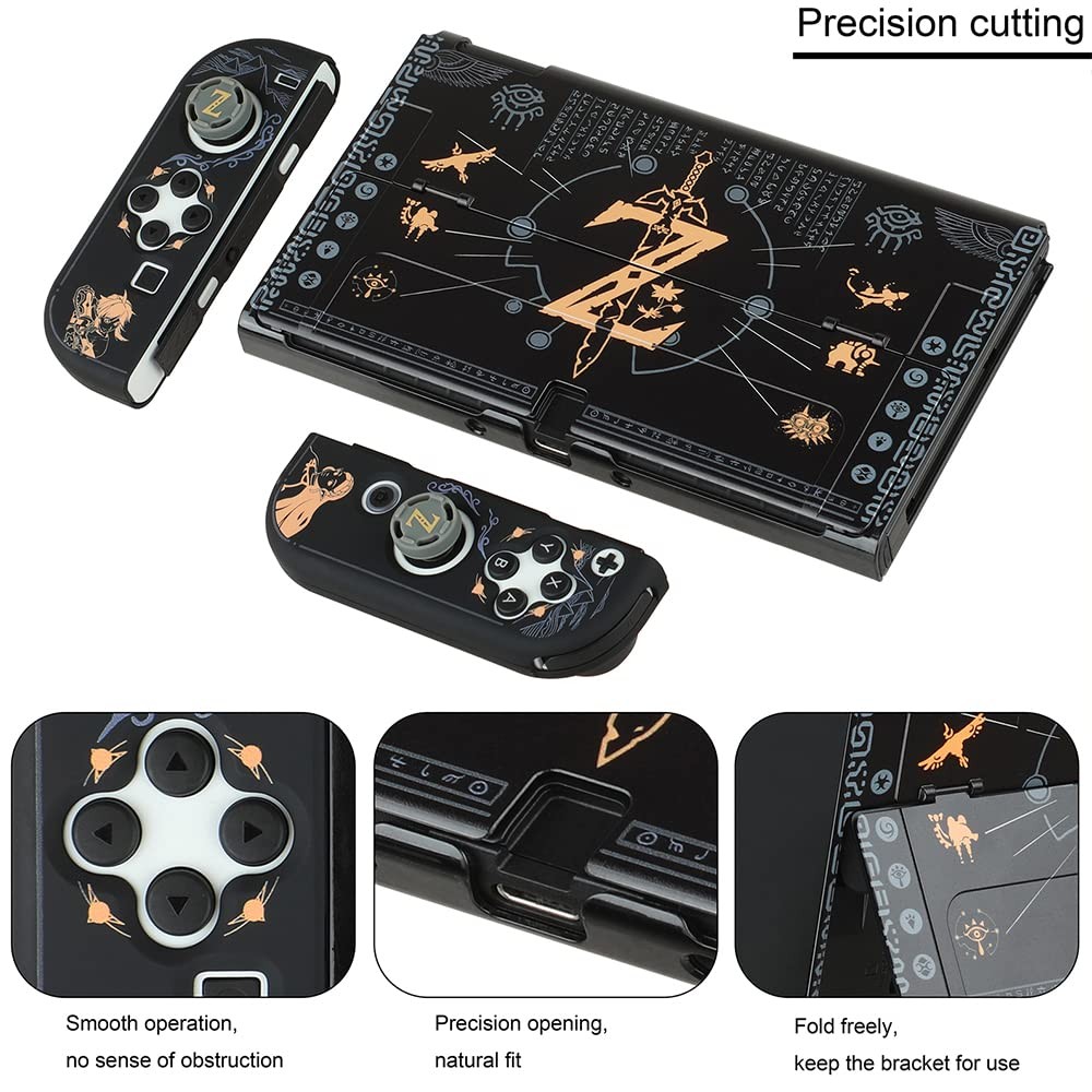 Dockable Protective Case Compatible with Switch OLED 2021, Hard Shell Case...