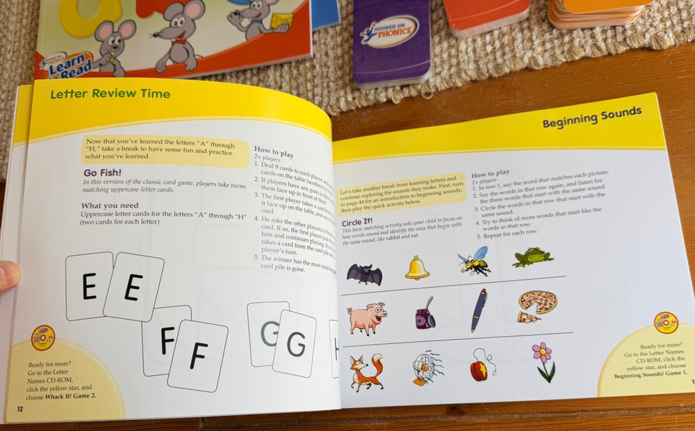 Hooked On Phonics Pre-K Edition Learn to Read Program 3-4 Years