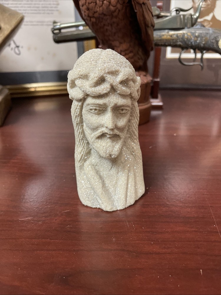 Jesus Sparkly Stone Bust   Sparkles