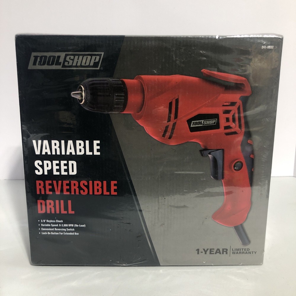 Tool Shop Variable Speed Reversible Drill - Brand New