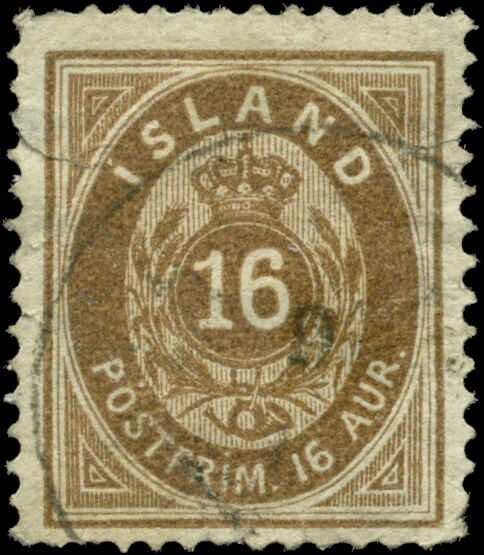 Iceland  Scott #12 Used