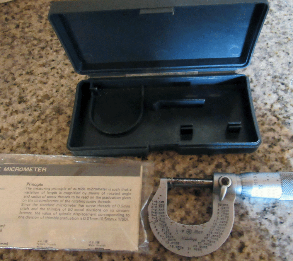 Mitutoyo Outside Micrometer