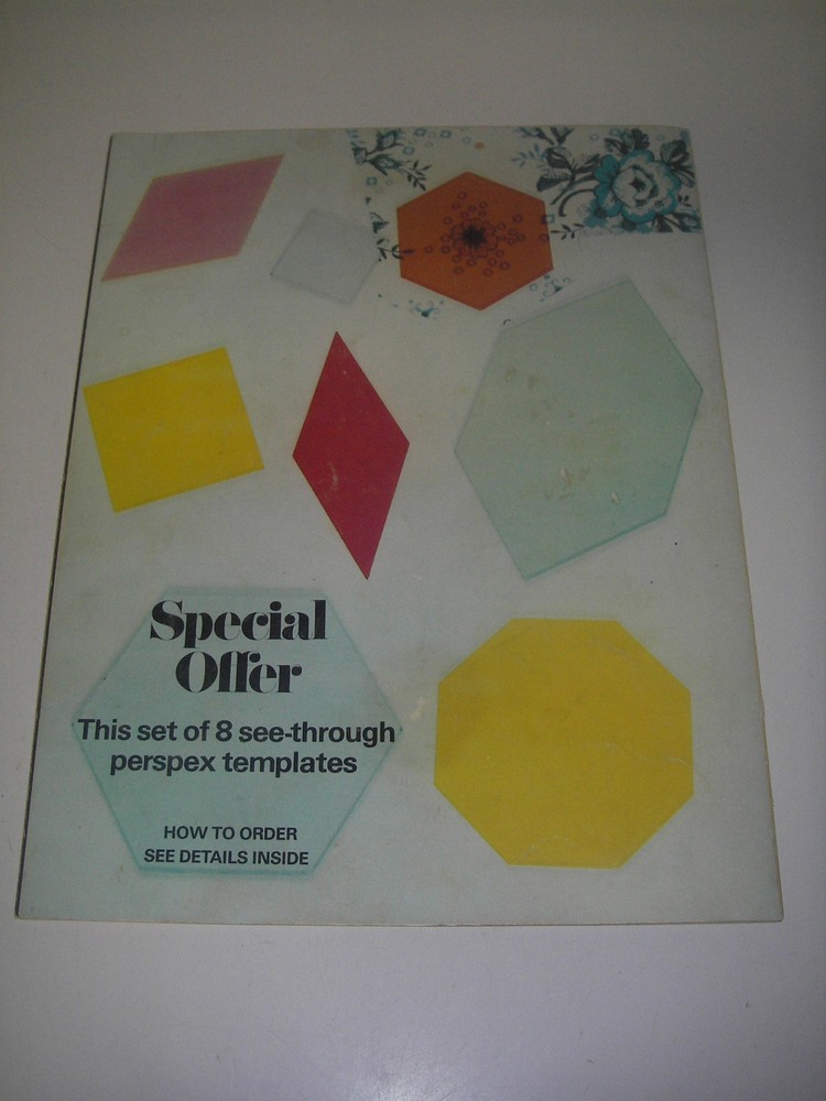 CRAFT Book 1973 All About Patchwork/Marshall Cavendish instruction/ideas/pattern