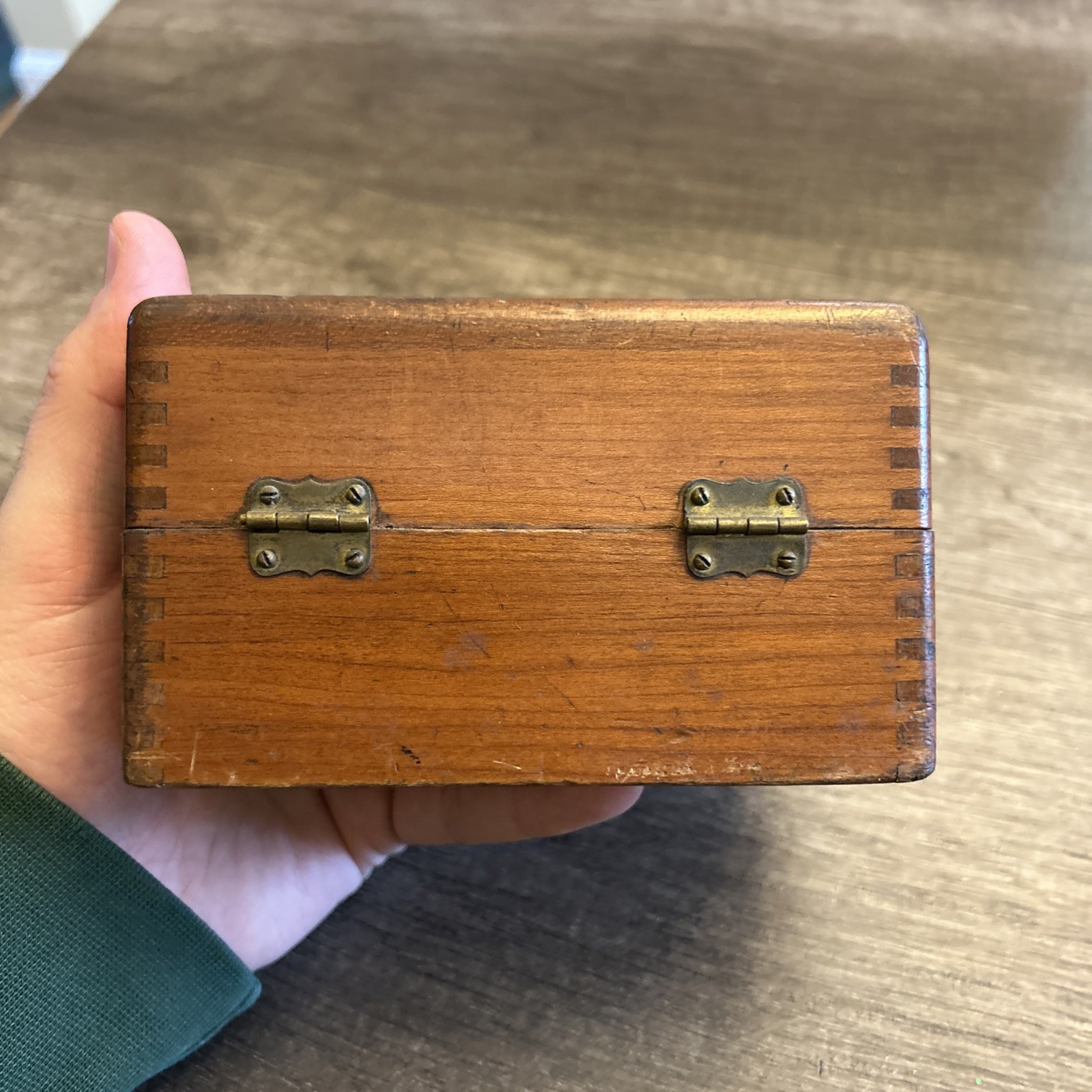 Vintage Brown & Sharpe Bench Micrometer with Wooden Box