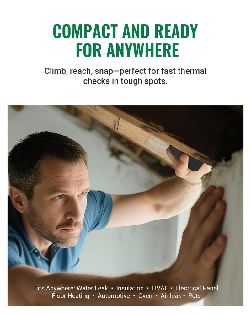 HP96 Thermal Imaging Camera,3.5" Touch Screen Thermal Camera with Visual Came...