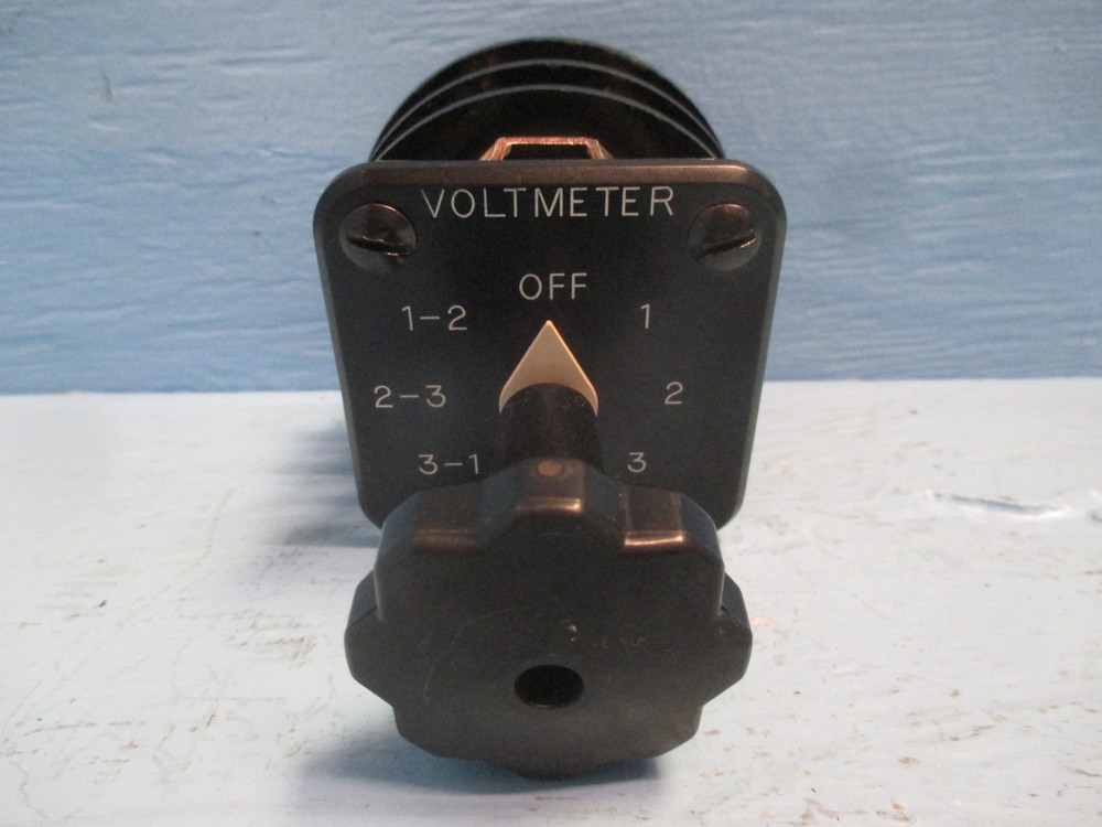 Shallco 2605C 7 Position Selector Rotary Switch Voltmeter Series 26 Relay