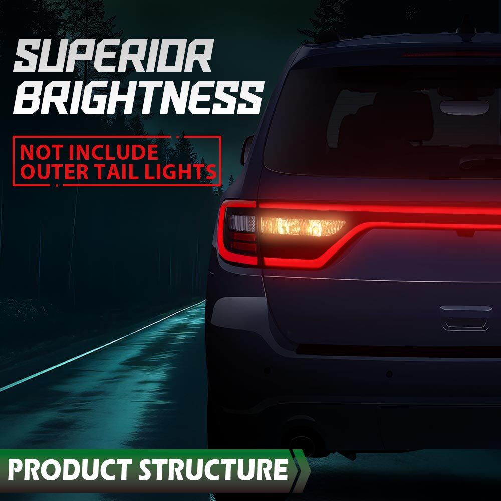 68453659AA Tail Light For 2014-2022 Dodge Durango Liftgate Lamp w/ Camera Hole