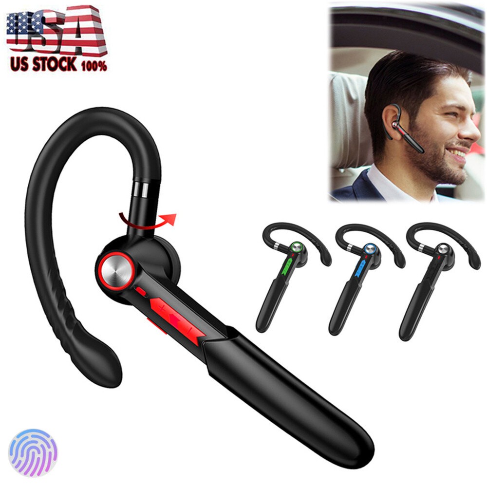 Wireless Bluetooth Headset Driver Earphone Lightweight Earpiece Built-in Mic