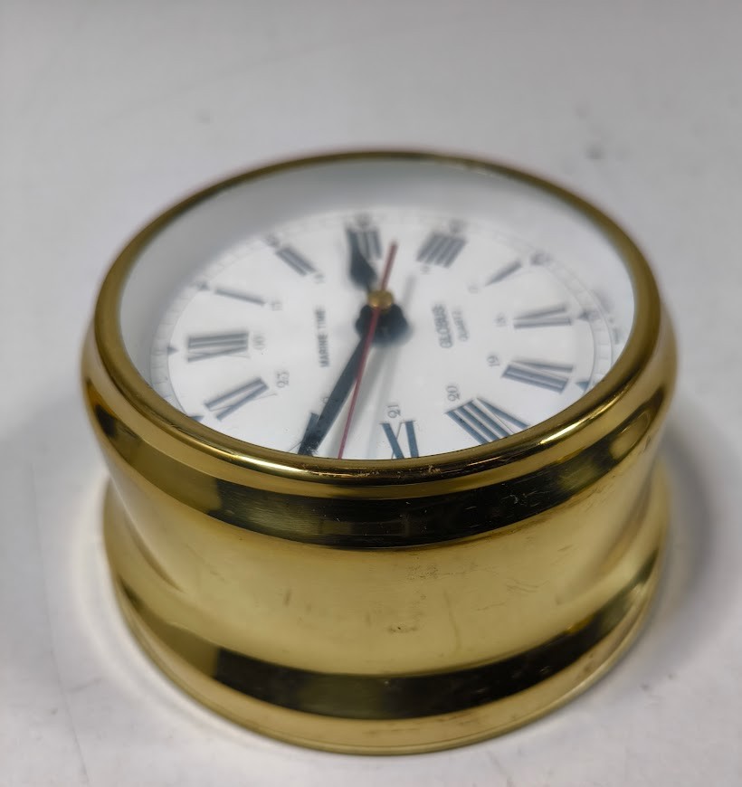 Marine Time Quartz Clock - Used, Working