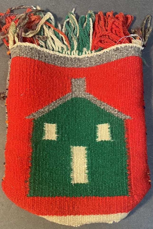 Native American 1890 Pictorial Germantown Purse