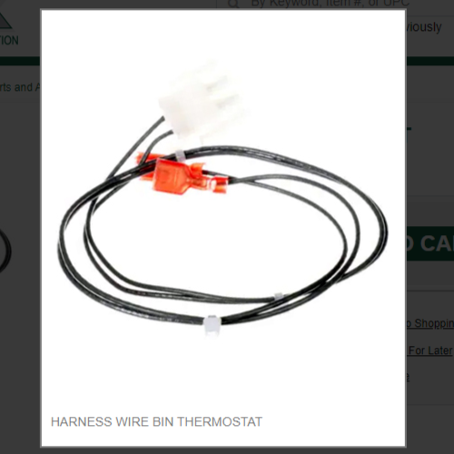 HARNESS WIRE BIN THERMOSTAT #9101395-01