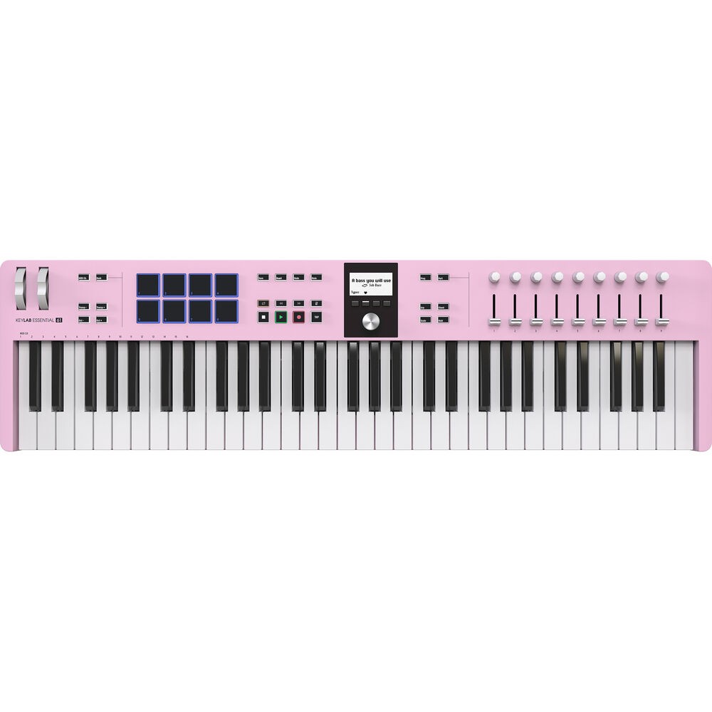 Arturia KeyLab Essential Mk3 61-Key MIDI Controller Rose Quartz
