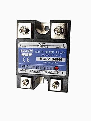 14840DA Single Phase SSR Solid State Relay 332V DC To 24480V AC 40A