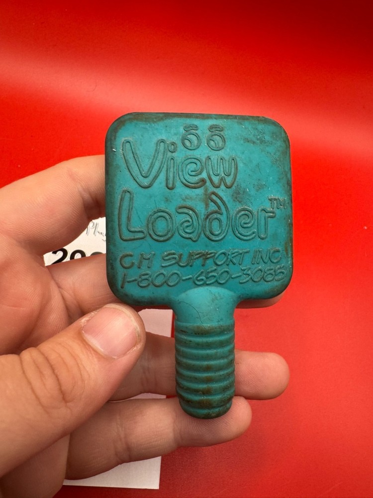 View Loader PB Paintball Barrel Plug-Blue/Green