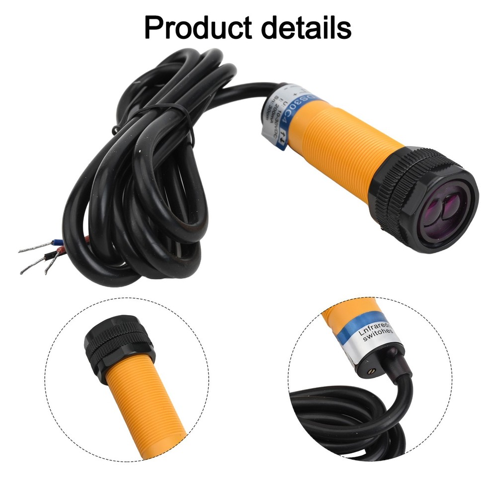 Efficient 10 30VDC Infrared Induction Sensor for Swift Object Detection