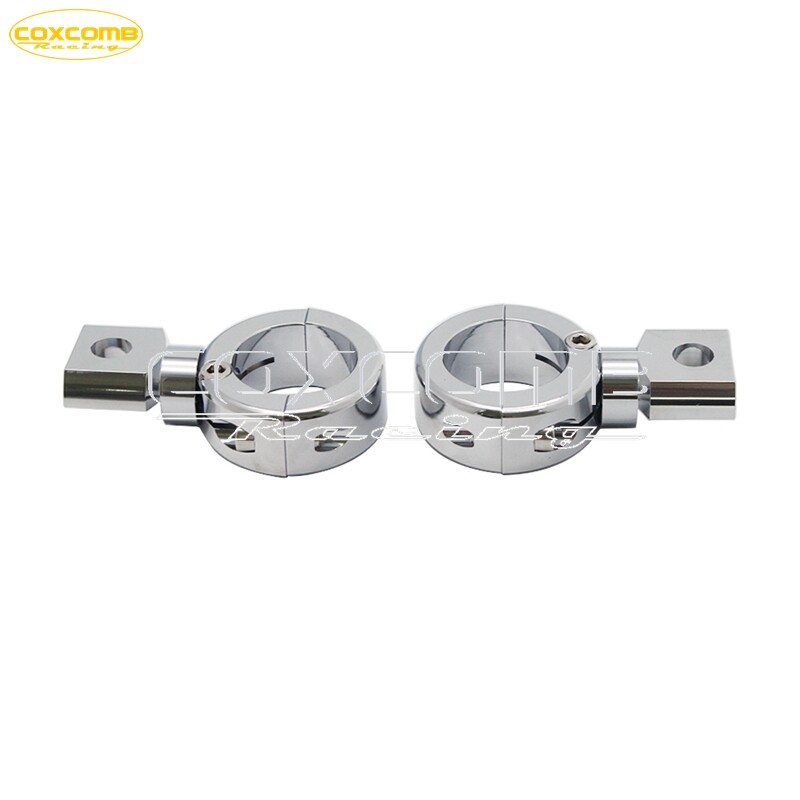 Motorcycle Spotlight Fog Light Bracket Mount for Engine Guard Highway Crash Bar