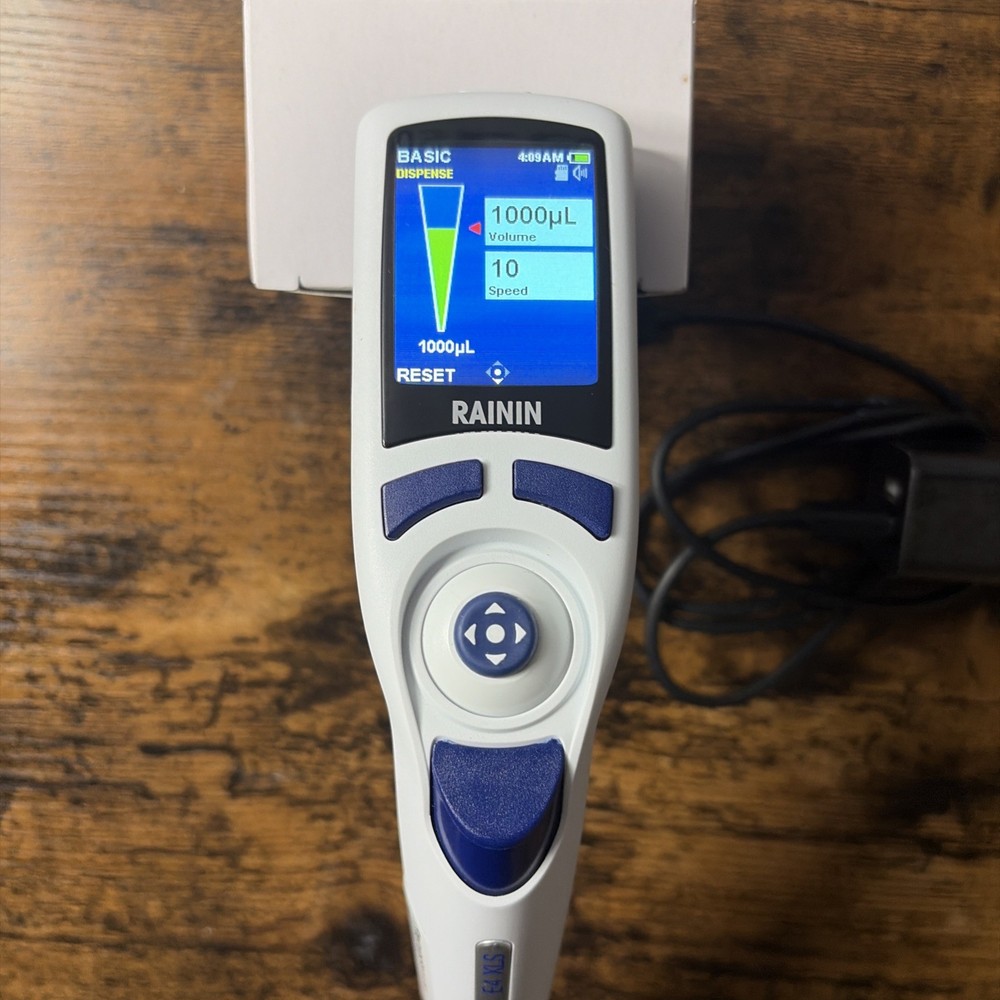 RAININ E4-2000XLS+ E4 ELECTRONIC SINGLE CHANNEL PIPETTE LTS L-2000 XLS 2 mL E4