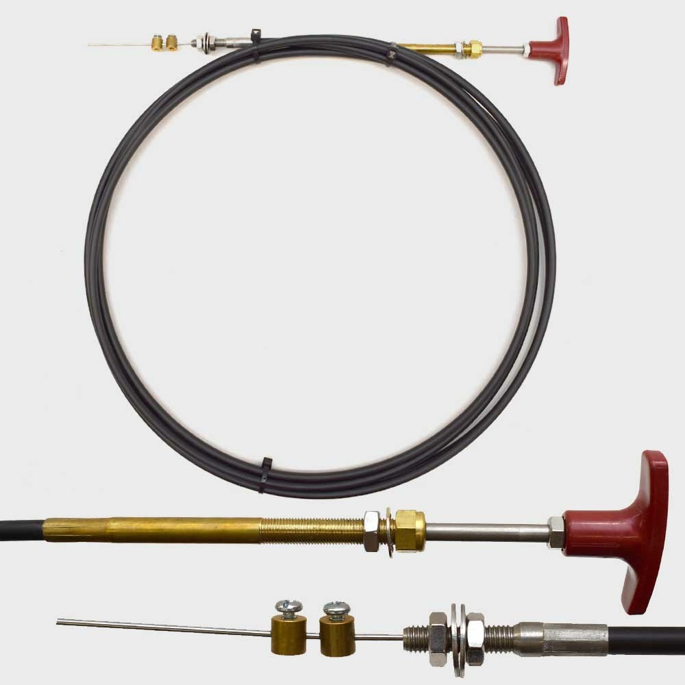 Maxflex Boat Fire Extinguisher Cable 3160500RF | 5 Meter T Handle